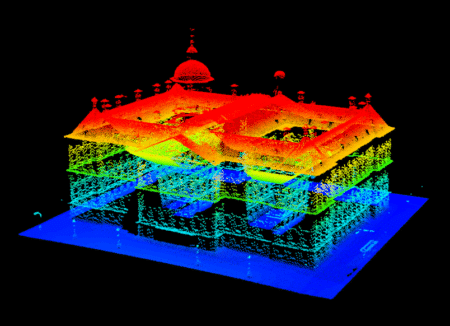 Digital twin IMAGEM moeiteloos ruwe data naar OGC 3D Tiles converteren LIDAR data